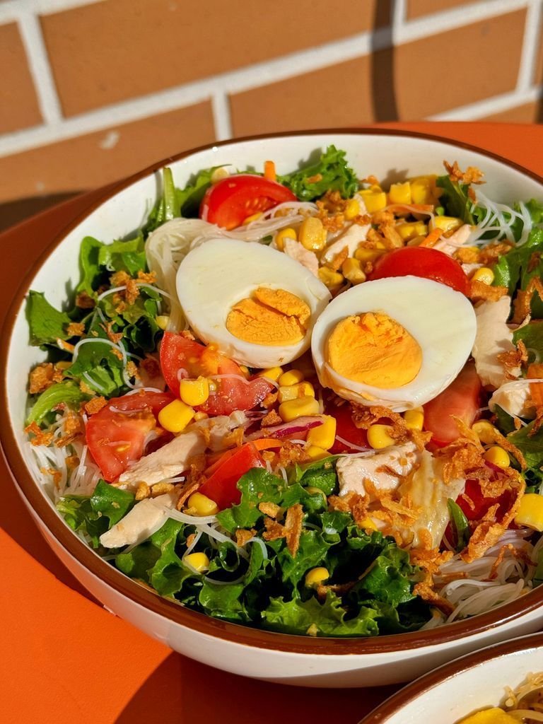 Glass noodle pasta salad