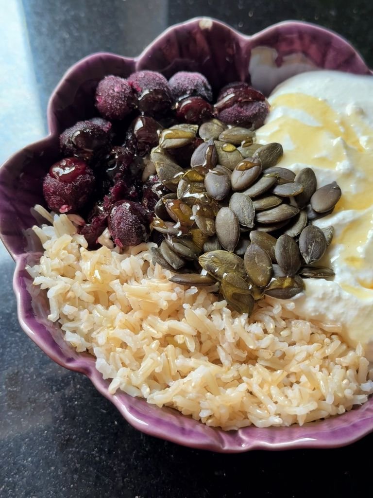 Cheese and Berry Bowl