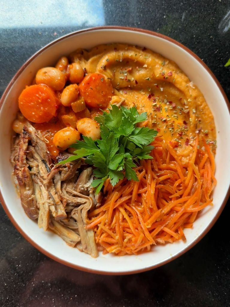 Pulled Pork with Bean Ragù
