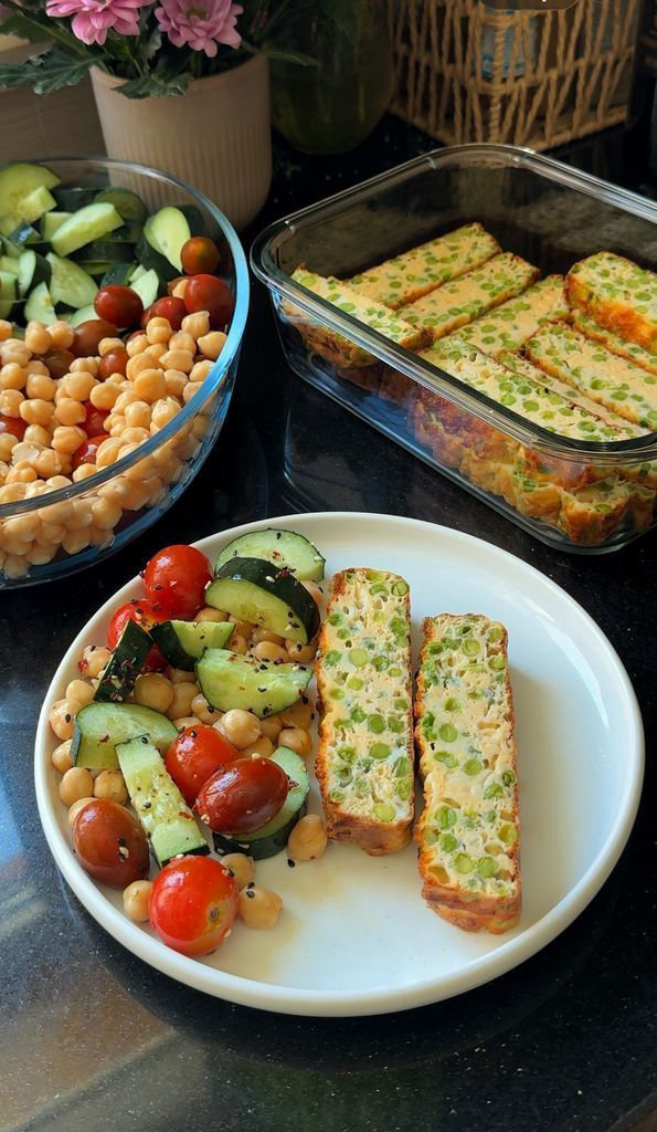 Egg casserole with vegetables