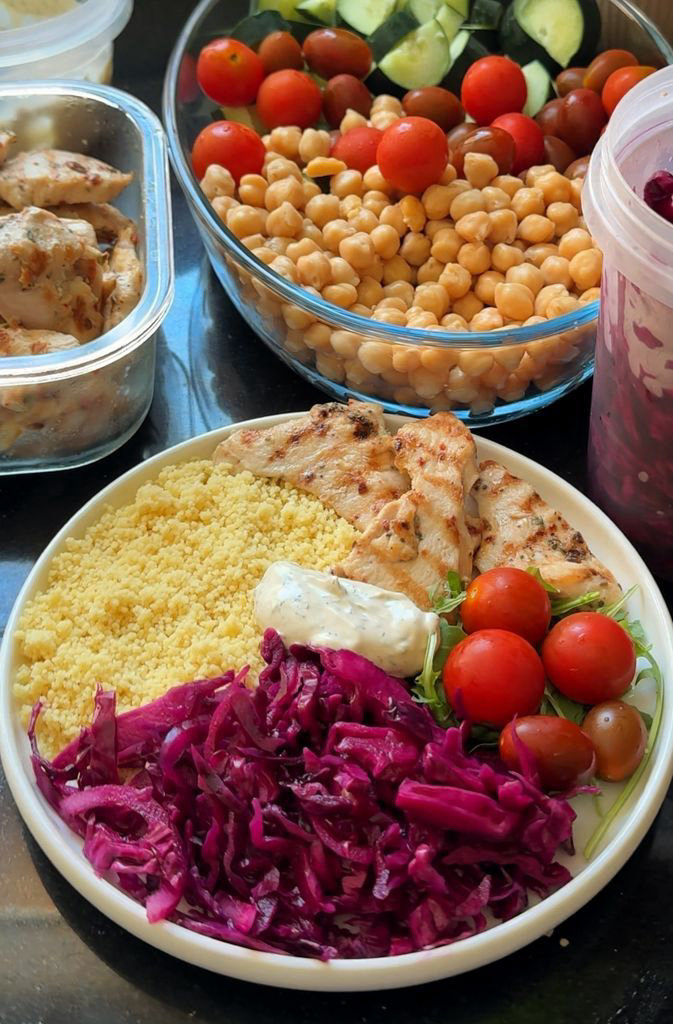 Couscous with chicken and vegetables